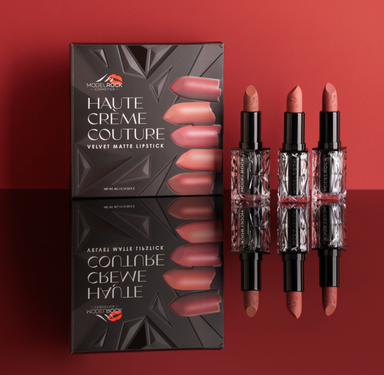 MODELROCK Cosmetics HAUTE CRÈME COUTURE Velvet Matte Lipsticks
